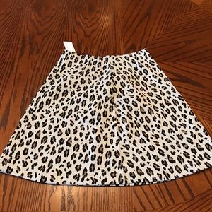 Ann Taylor Loft Leopard Print Skirt